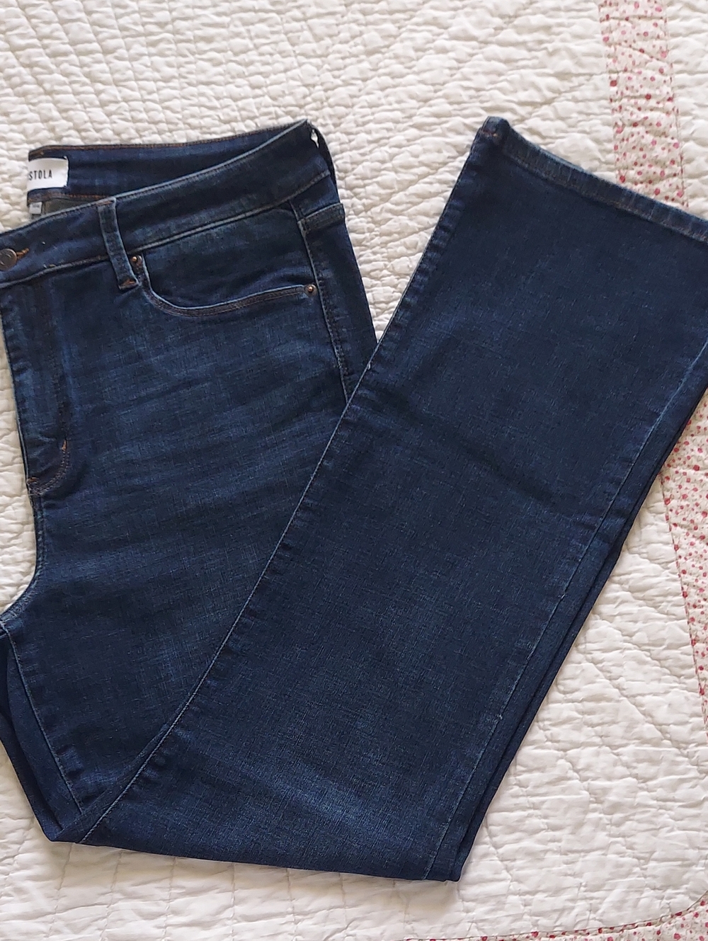 PISTOLA Dark Wash Bootcut Jeans